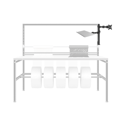 Doppelhalter für Tastatur und Monitor effepack