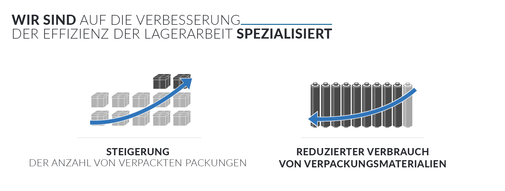 Wir sind auf die vervesserung der effizienz der lagerarbeit spezialisiert