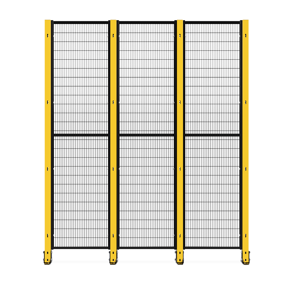 Industrielle Gittertrennwand 50×200 cm effepack