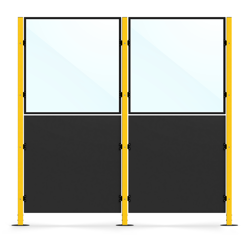 Geteilte modulare Trennwand 100×200 cm effepack