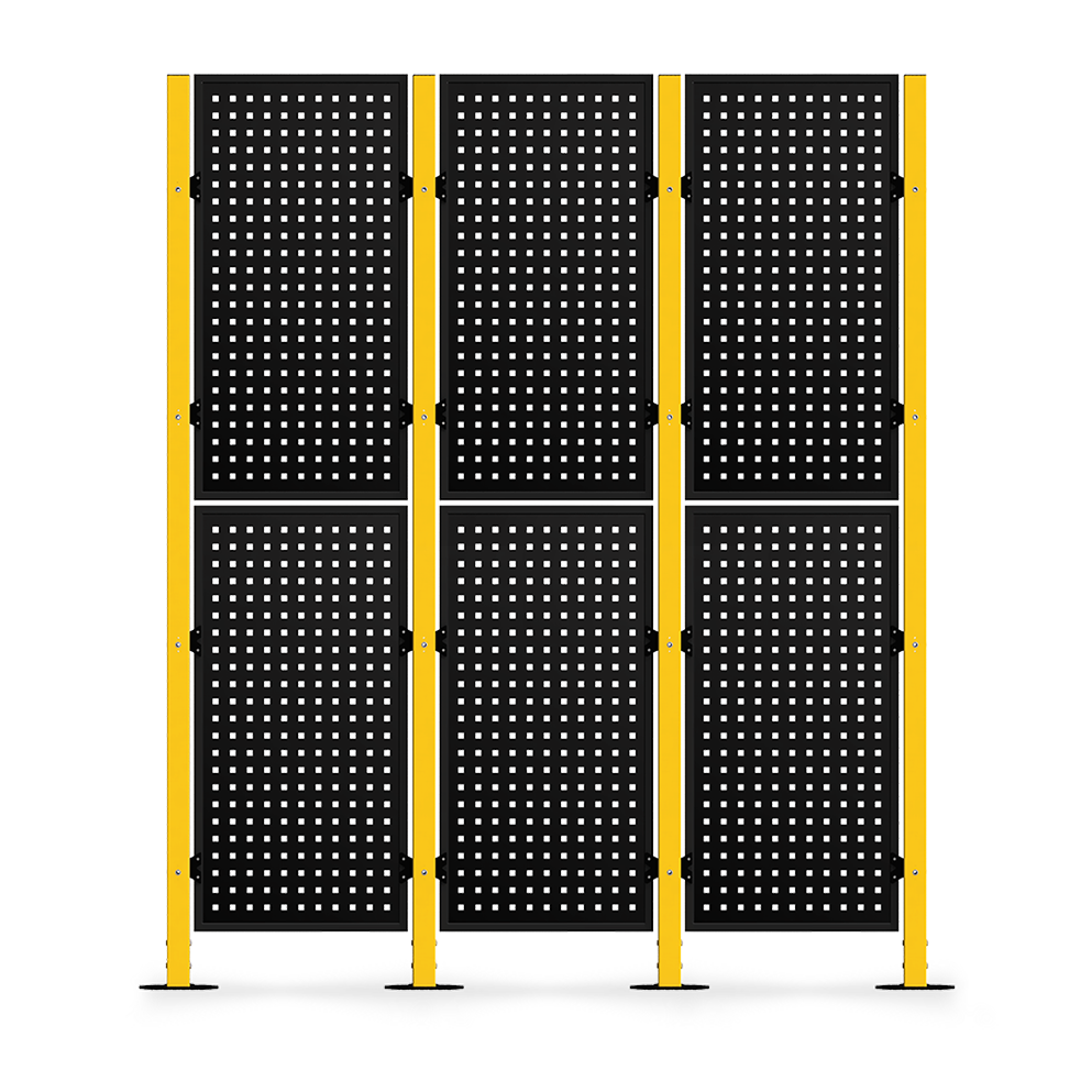Vollständige modulare Trennwand 50×200 cm effepack