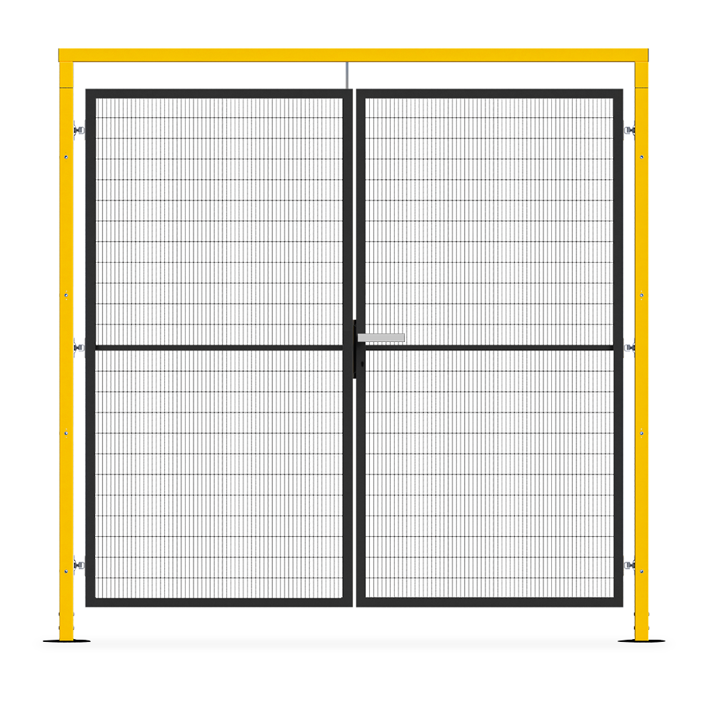 Zweiflügelige Gittertür 200 cm effepack